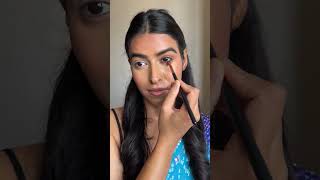 Step by step eye makeup tutorial Silver Smokey Eye Makeup Navratri Makeup FestiveWedding Makeup [upl. by Igig]