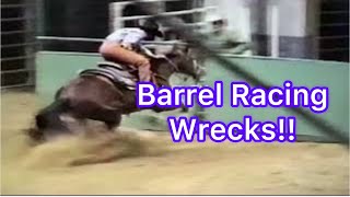 Barrel Racing Wrecks amp Spills [upl. by Kile]