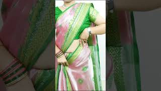 Designer Silk saree draping with perfect pleats  How to wear silk saree for wedding amp party [upl. by Eulalia]