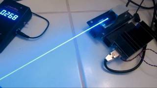 Powerful 473nm SKY BLUEAQUA Laser Burning Stuff [upl. by Wainwright]