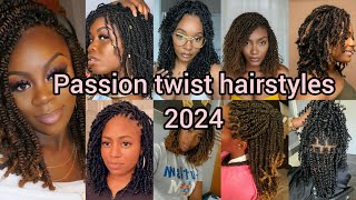 Hottest passion twist braids styles for women 2024 Braids Hairstyles you will love in 2024 [upl. by Asil]