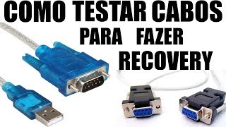 ✅ COMO TESTAR CABOS RECOVERY LoopBack Link atualizado [upl. by Rasla]