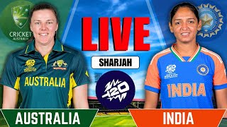 India vs Australia Women Live  Live Cricket Match Today  Womens T20 World Cup  2nd INNG [upl. by Tnerb]