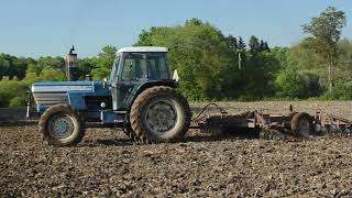 Ford Tractor Discing Field for Spring Planting [upl. by Bonnie172]