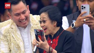 Duet Megawati Nassar Joget dan Nyanyi di Kampanye Ganjar Mahfud [upl. by Defant247]