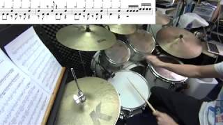 quotTiberius quot Rockschool Grade 5 Drum [upl. by Noslen]