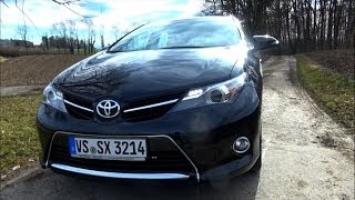 2014 Toyota Auris 132 HP Test Drive [upl. by Inah624]