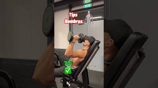 🔥 Optimiza tu entrenamiento de hombros con estos ajustes clave shoulderworkout hombros gymtips [upl. by Zebe]