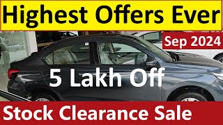 Biggest ever STOCK CLEARANCE on Cars Upto 10 LAKH DISCOUNT OFFER [upl. by Kissiah582]