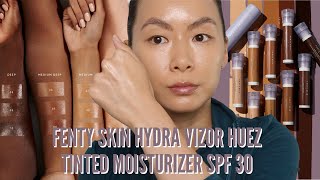 NEW Fenty Skin Hydra Vizor Tinted Moisturizer Sunscreen Review  Oily Skin Approved [upl. by Ettegroeg]