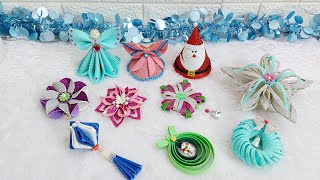 10 Christmas Decoration idea with glitter foam sheet step by step  DIY Christmas craft idea🎄201 [upl. by Sarazen]