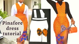 Pinafore Dress Pattern Tutorial pinafore dress [upl. by Yur267]