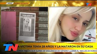 B Zavaleta  Femicidio Asesinaron a tiros a una joven de 28 años y por el crimen buscan a su novio [upl. by Aenaj490]