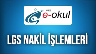 2024 EOkul Nakil İşlemleri  LGS Nakil Nasıl Yapılır [upl. by Uile]