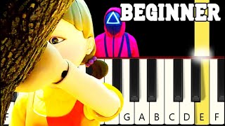 5 Squid Game Tunes  Very Easy and Slow Piano tutorial [upl. by Seligmann905]