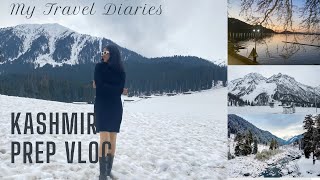 KASHMIR PREP VLOG KREETHI SHIYALMY TRAVEL DIARIES [upl. by Hepzi]