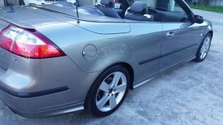 2006 SAAB 93 AERO CONVERTIBLE 28 V6 TURBO AT FIRST FLORIDA MOTOR SPORTS POMPANO BEACH FLORIDA [upl. by Lieberman674]