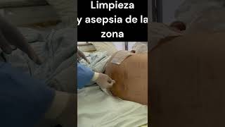 Punción lumbar  procedimiento completo procedure medicine [upl. by Ahsilif133]