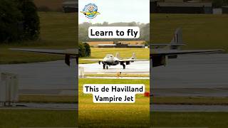 Learn to fly this de Havilland Vampire Jet T11 vampire dehavilland [upl. by Lyrrad837]