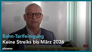 Einigung BahnGDL Statement von DBPersonalvorstand Martin Seiler [upl. by Francine127]