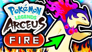 Can You Beat Pokémon Legends Arceus Using ONLY FIRE TYPES [upl. by Danby]