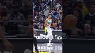 Tyrese Haliburton lob pass to Obi Toppin for the throw down nba nbahilights ctto highlights [upl. by Repsac]