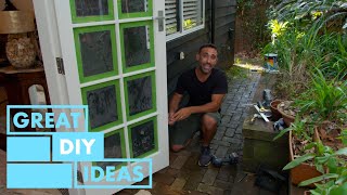 How to Replace a Section of Weatherboard and Fix a Rotting Wooden Door  DIY  Great Home Ideas [upl. by Heinrich]