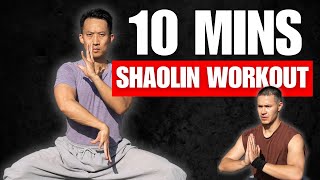 10Minute Shaolin Power Workout 🔥 Ultimate Strength amp Conditioning [upl. by Airotna]