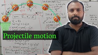 Class 11th  Physics  Projectile Motion  Derivation  Chap 3 Motion In A Plane projectile motion [upl. by Yacano]