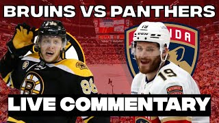 Boston Bruins Vs Florida Panthers LIVE COMMENTARY  202425 NHL Season [upl. by Boyes]