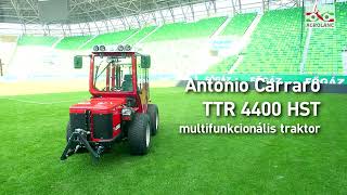 Antonio Carraro TTR 4400 HST traktor a sportpályák professzionális fenntartására [upl. by Akimak960]