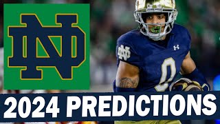 Notre Dame Fighting Irish 2024 Season Predictions [upl. by Ntisuj198]