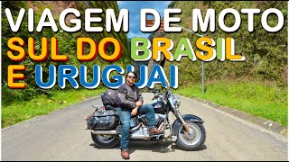 Sul do Brasil estradas serras gaúchas e catarineneses e Uruguai VIAGEM DE MOTO [upl. by Ahsercul]