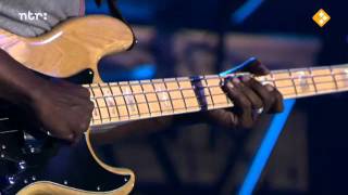 Marcus Miller  Jean Pierre amazing solo on bassgitar and battle between sax and bass [upl. by Repsihw892]