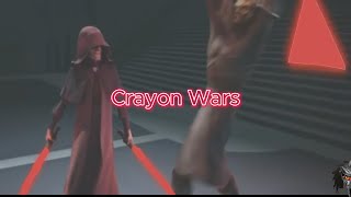 CrayonColored Lightsabers Sidious vs Maul amp Opress [upl. by Pearlstein28]