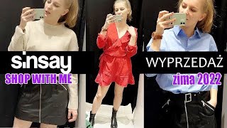 SINSAY WYPRZEDAŻ ZIMA 2022 MIERZYMY NA ŻYWO  SHOP WITH ME ShoeLove [upl. by Kenelm]