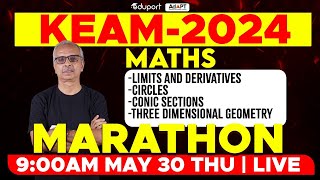 KEAM 2024 Maths  Marathon  1  Eduport KEAM [upl. by Leo]