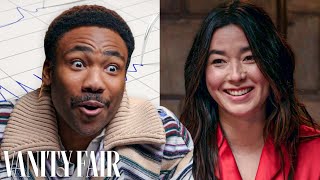 Donald Glover amp Maya Erskine Take Lie Detector Tests  Vanity Fair [upl. by Zebadiah]