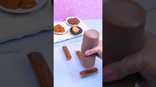 Homemade Milky Way Candy Bar chocolaterecipes shortsviral [upl. by Kulsrud795]