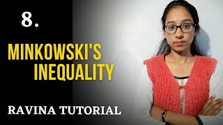 8 Minkowskis Inequality  Metric Space  Ravina Tutorial [upl. by Lumbard]