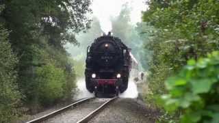 Steam Train  Dampflok 52 8134 mit EisenbahnRomantikSonderzug im Westerwald 20092011 [upl. by Keele902]