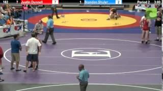 182 Justin Dunnell vs Brandon Shuler [upl. by Tifanie]