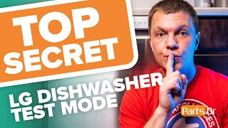 TOP SECRET LG Dishwasher Service Test Mode [upl. by Eilyah348]