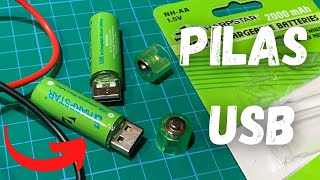 Pilas Recargables USB [upl. by Guarino]