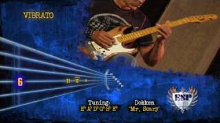 George Lynch of Dokken quotMr Scaryquot Animated Guitar Tablature [upl. by Seiter]