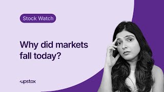 Why did NIFTY amp Sensex crash  4 key reasons behind today’s market fall  NIFTY amp Sensex [upl. by Andre]