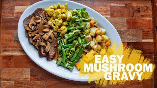 Easy Mushroom Gravy  shorts [upl. by Surat]