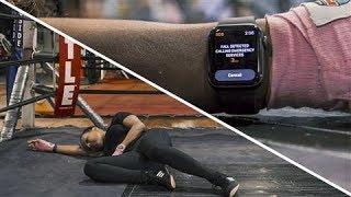 Apple Watch Series 4 Fall Detection Tested By a Hollywood Stunt Double [upl. by Aratal]