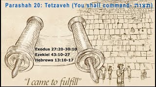 Torah Study  Tetzaveh  תְּצַוֶּה  quotYou Shall Commandquot [upl. by Filberte]