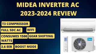 Midea AC Pakistan Review 2024  Is Midea Xtreme The Most Efficient amp Economical Inverter AC [upl. by Yeclek658]